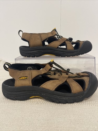 Keen Venice wasserdichte Wander Sandalen Herren Gr. 7,5 EUR 40 braun Leder Sommer