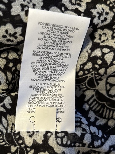 Cabi W-6 NWT Tailored Jacket Black White Swiss Dot Jacquard Cropped Chiffon - Picture 11 of 12