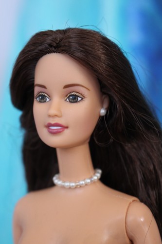 Barbie Dbox4 desnuda pelo largo morena ojos ámbar labios rosas Teresa TNT - Imagen 7 de 19