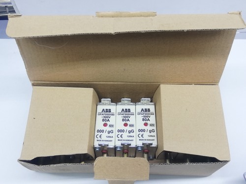 ABB 80A SICHERUNG OFAF000H80 HRC Sicherungseinsatz Größe NH000, gG - Bild 7 von 7