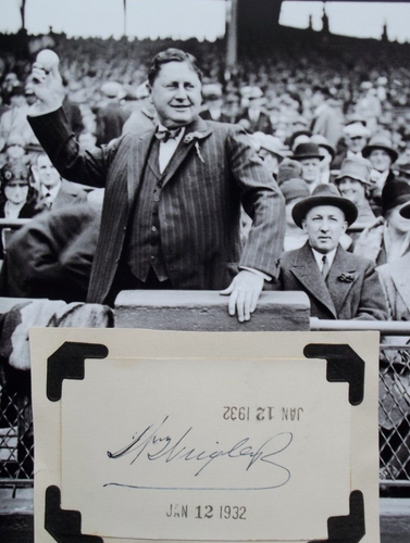 Chicago Cubs Owner WILLIAM WRIGLEY JR Autograph ''Rare'' - Picture 2 of 8