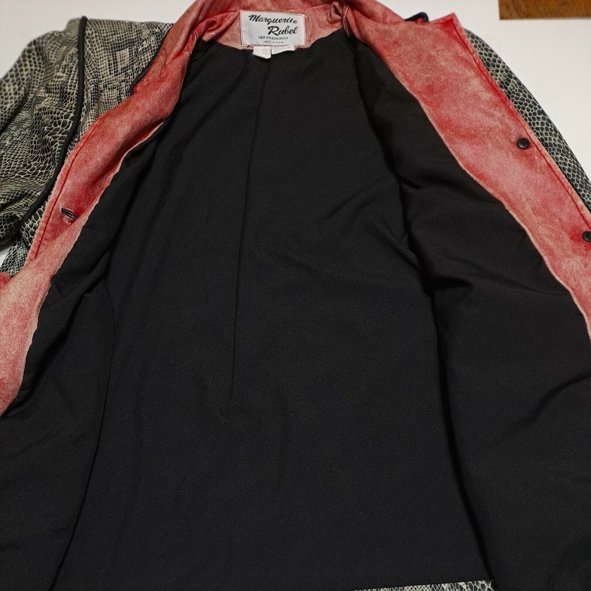 お歳暮 時期 Rubel Marguerite Vintage San L Jacket Polyester Francisco ジャケット・アウター