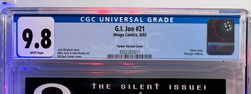 G.I. JOE #21   (Marvel August 2003)    Michael Turner Renegar Edition    CGC 9.8 - Afbeelding 2 van 3