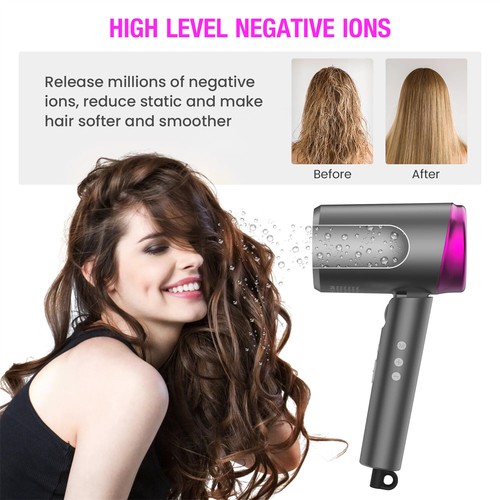 Sejoy Hair Dryer Blower 1800W Heat Professional Fan Styler Dry Cool Blow Shot - Picture 4 of 16