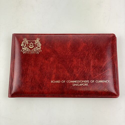 Singapur 1976 Jahr des Drachen Kursmünzensatz im Etui