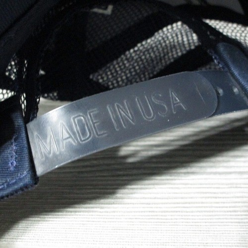 Vintage Trucker Cap Hat US Navy Snapback Mesh Bill the Goat Embroidered Made USA - Picture 8 of 8