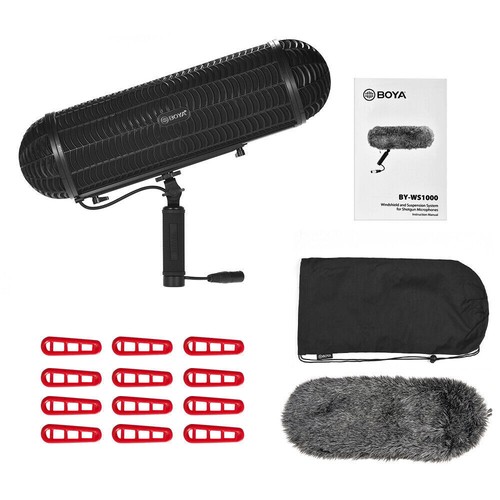 BOYA BY-WS1000 Blimp Windshield Suspension System Shotgun Microphone Recorder - Picture 5 of 9