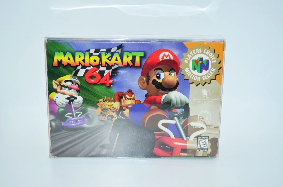 20 Plastic Clear Game Protective Cases Sleeves Display Box For Nintendo 64 N64 - Image 2 of 4