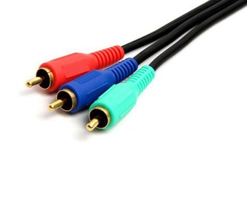 Cable de componentes de audio/vídeo RGB macho a macho 3RCA para HGTV/VCR/DVD/juegos - 6 pies - Imagen 2 de 3