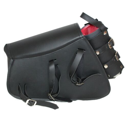 SINGLE SIDED SWING ARM SOLO BAG FOR HARLEY SOFTAIL HERITAGE DEUCE - DV9K - Foto 2 di 5