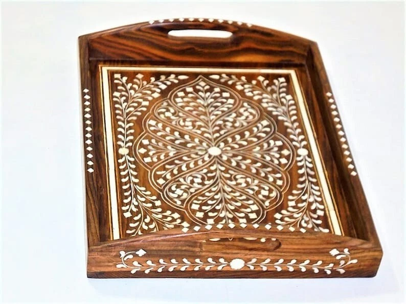 Bone Inlay Tray - Image 4 of 4