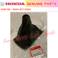Genuine OEM DC2 Acura Integra Type R Shift Boot Black Red Stitch 97-01 94 JDM