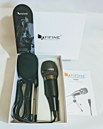 FIFINE NEU Technologie USB Kondensatormikrofon - K668/KOSTENLOSER VERSAND - Bild 4 von 4