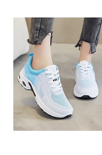 Women's Breathable And Lightweight Shoes Mesh Air Cushion Sneakers - Picture 11 of 15