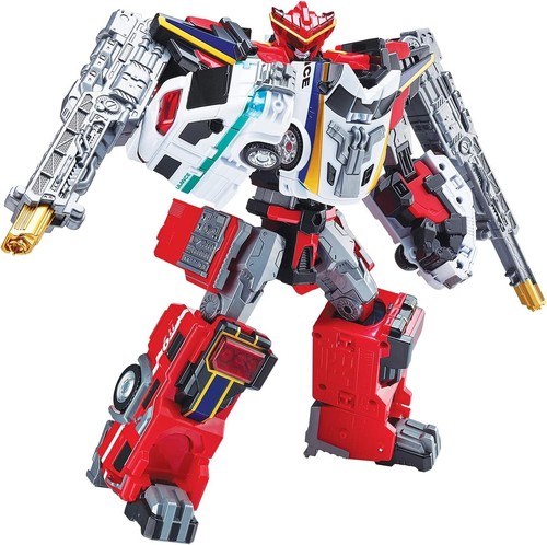 Tobot V Galaxy Detectives Giant Justice V 14" Combiner Robot Figure Fire Engine - 第 10/53 張圖片