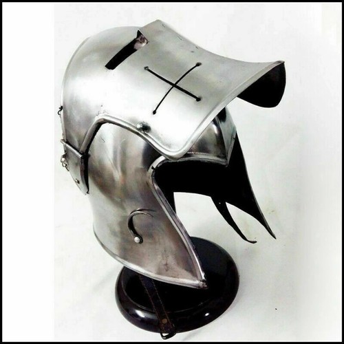 Medieval Barbuta Helmet Knights Templar Crusader Armour SCA/LARP/Collection - Bild 3 von 7