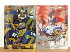 Isaac Bruce 1996 Topps Stadium Club Sunday Night Jumbo Game Prize Redemption SSP