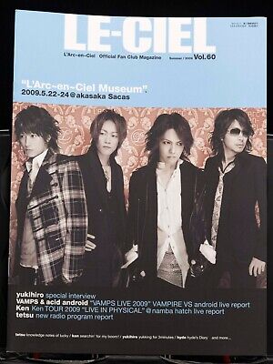 L'Arc~en~Ciel LE-CIEL 2009 Vol.60 Japan Fan Club Book hyde L'Arc~en~Ciel LE-CIEL 2009 Vol.60 Japan Fan Club Book hyde