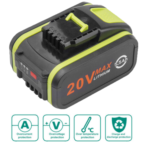 2X 7000mAh 20V Li-Ion Battery For Worx WA3551 WA3551.1 WA3553 WA3553.1 WA3553.2 - Picture 11 of 19