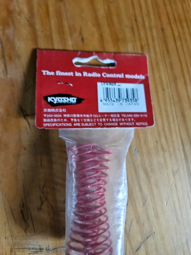 Vintage RC Car Buggy Kyosho IFW32R Shock Spring (S), Red Super Soft: INFERNO VE - Picture 2 of 2