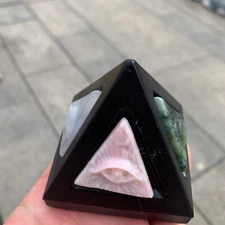 natural crystal pyramid quartz crystal Reiki Healing