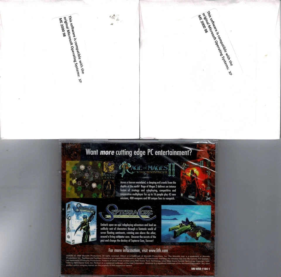 Odium and Thief II The Metal Age Pc New XP Two Great Classic Games - Image 2 of 2