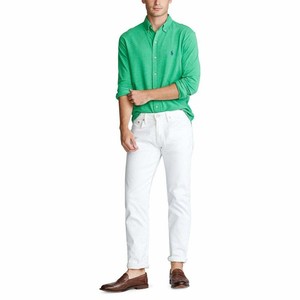 Ralph-Lauren-Men-039-s-Featherweight-Mesh-Shirt-Green-Size-Small-38-034-Chest