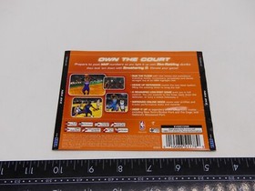 Authentic NBA 2K2 Sega Dreamcast Case Artwork Only No Game Basketball Art Insert