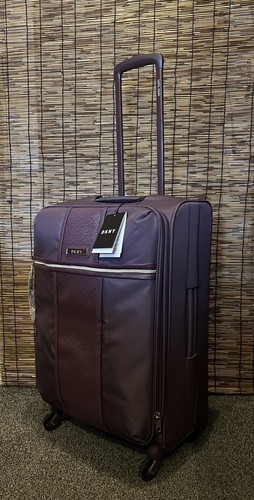 DKNY Vintage Logo Large Shoulder Shopper Travel Tote Bag Purple New RRP £210.00 - Picture 13 of 18
