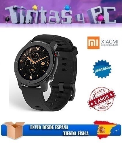 RELOJ INTELIGENTE XIAOMI AMAZFIT GTR. 47.2mm. VERSION GLOBAL EN ESPAÑOL.