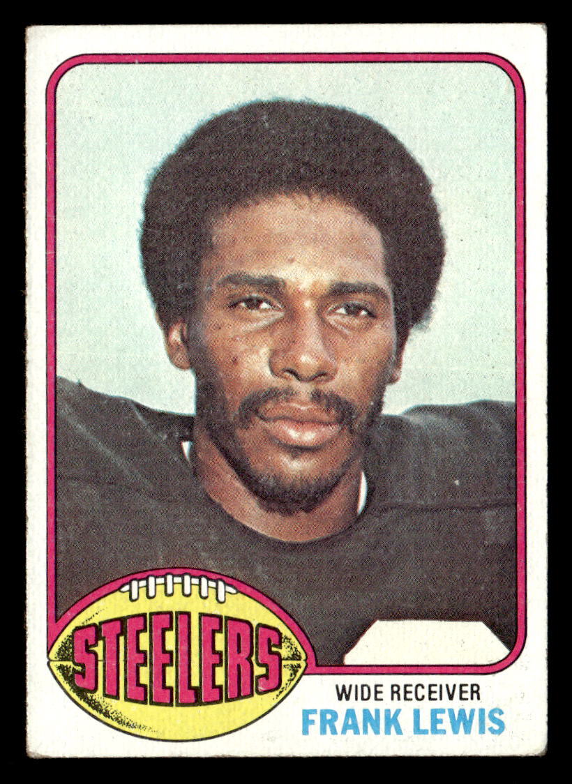 Frank Lewis 1976 Topps Card #261 Pittsburgh Steelers