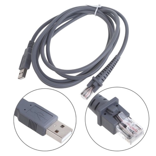 Efficient USB Cable Practical Data Cord 2M for QD2100 GD4130 GBT4100 Scanner - Afbeelding 2 van 8