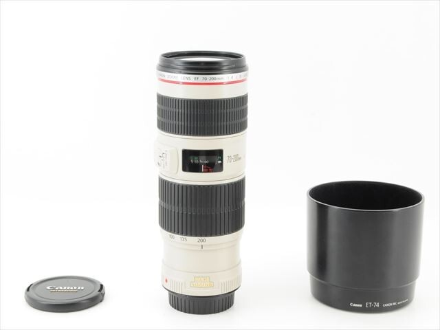 Canon EF 70-200mm f/4 L IS USM Lens + Hood Near Mint From