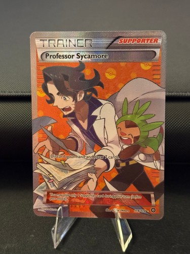 Professor Sycamore 114/114 Steam Siege Full Art Ultra Rare Pokemon Trainer Card