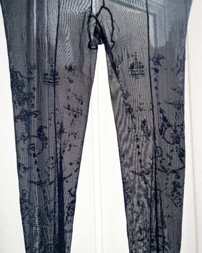 Rare Vintage Vivienne Westwood x Sock Shop 1992 Boulle Mesh Tights - Bild 2 von 21