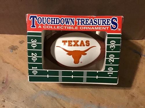 Touchdown Treasures Texas longhorns football Christmas Ornament z1