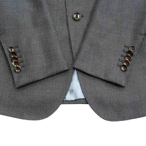 GUCCI 18AW Tailored Jacket by Alessandro Michele Logo Embroidered Men's 7/44R - Picture 5 of 7