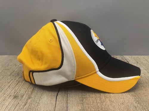 Pittsburgh Steelers NFL Team Apparel Hat Cap Adjustable Color Block Embroidered  - Picture 4 of 11