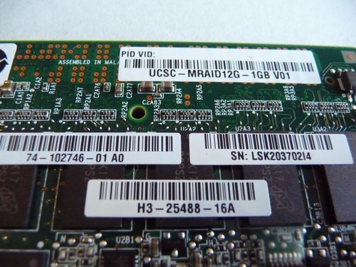 AU SELLER Cisco UCSC-MRAID12G V02 8-Port 12Gb/s Mod RAID Controller Card + 1GB - Picture 2 of 6