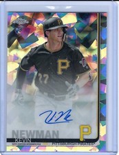 Kevin Newman 2019 Topps Chrome Sapphire RC Auto Sapphire Refractors Pirates