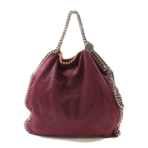 Stella McCarthney 2way Chain Shoulder Bag Leather Brown/Pink