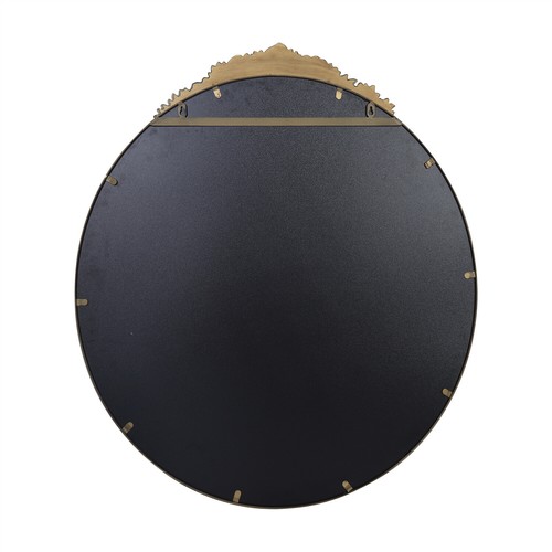 Ornate Glam Oval Wall Mirror Antique Gold Beautiful Mirror fr Entryway Fireplace - Picture 9 of 12