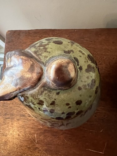 Keramik Kunst Apfel & Birne Tropfglasur Skulptur Set rustikale Figur Wohndeko - Bild 6 von 6