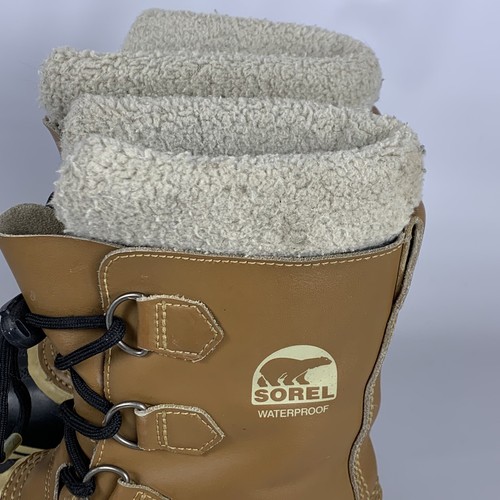 Sorel Yoot Pac Winter Schneestiefel - Jugend Kinder Junge/Mädchen Größe 1 - hellbraun/schwarz - Bild 6 von 14