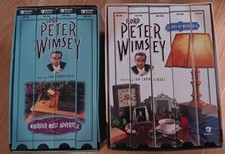 LORD PETER WIMSEY 2 VHS Video Box Sets (Lot of 9) Murder Clouds Must Advertise