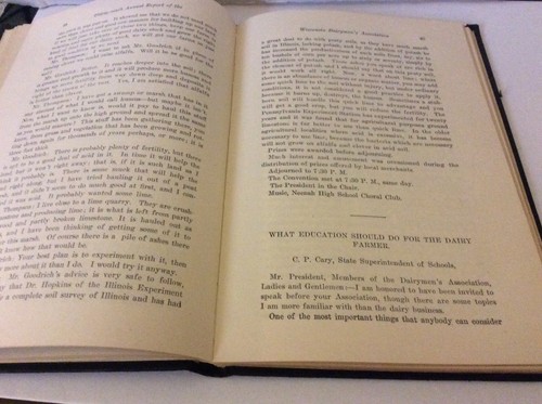 VINTAGE WISCONSIN DAIRYMENS ASSOCIATION REPORT 1911 - Bild 4 von 5