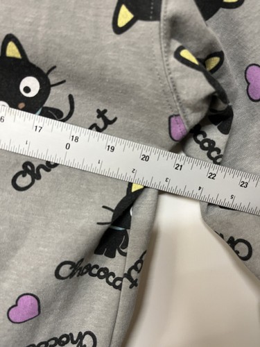 Chococat Hello Kitty & Friends Sanrio Sweatshirt Womens Small Gray Bioworld - Picture 6 of 6