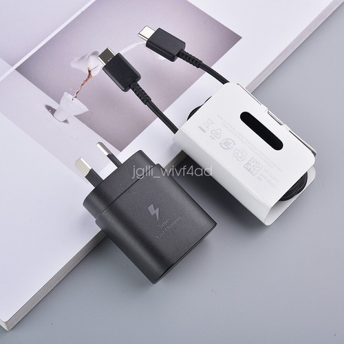 Samsung 25W Super Fast Charging Charger Adapter Cable Galaxy S21 S21 + Ultra 5G - Photo 4 sur 13
