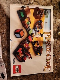 Lego Pirate Code #3840 Sub Skeleton To Complete pieces With Bldg.  Instruct.