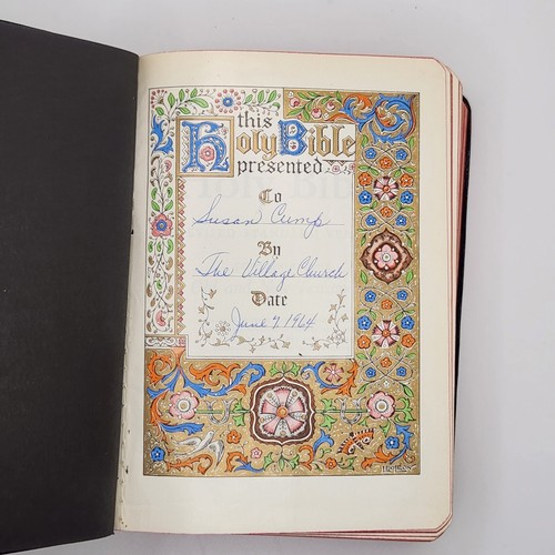 Vintage Black Holy Bible RSV World Publishers Illustrated 1962 Concordance - Bild 11 von 12